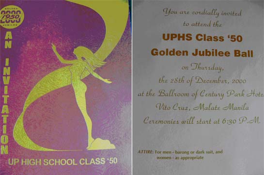 Golden Jubioee Program & Invitation Golden Jubioee Program & Invitation